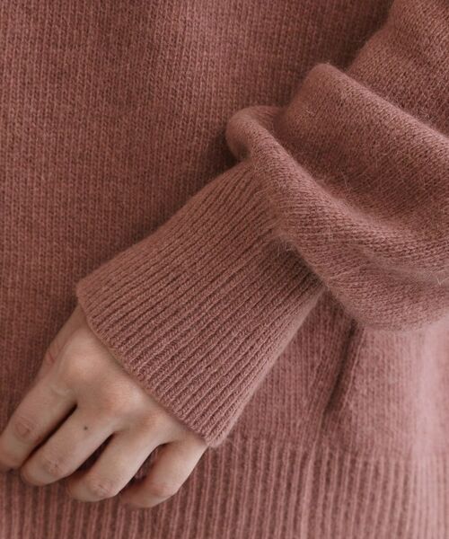 OPAQUE.CLIP / オペーク ドット クリップ ニット・セーター | 【es】フラッフィーウールVネックニット【洗濯機OK】 | 詳細18