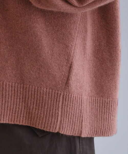 OPAQUE.CLIP / オペーク ドット クリップ ニット・セーター | 【es】フラッフィーウールVネックニット【洗濯機OK】 | 詳細19