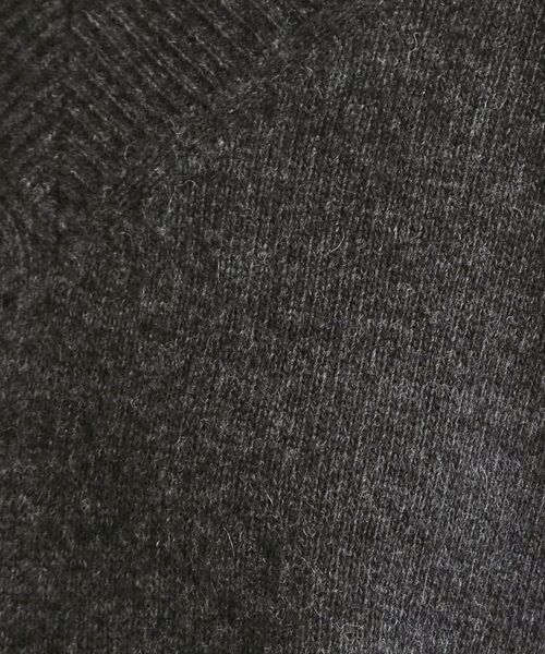 OPAQUE.CLIP / オペーク ドット クリップ ニット・セーター | 【es】フラッフィーウールVネックニット【洗濯機OK】 | 詳細4