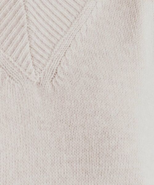 OPAQUE.CLIP / オペーク ドット クリップ ニット・セーター | 【es】フラッフィーウールVネックニット【洗濯機OK】 | 詳細8