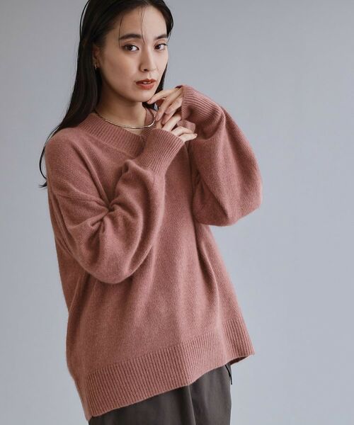 OPAQUE. CLIP/オペーク ドット クリップ 【es】フラッフィーウールVネックニット【洗濯機洗い可】 ピンク(071) 00(00) OPAQUE. CLIP/オペーク ドット クリップ 【es】フラッフィーウールVネックニット【洗濯機洗い可】 ピンク(071) 00(00)