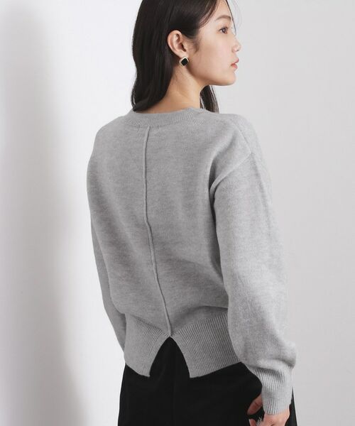 OPAQUE.CLIP / オペーク ドット クリップ ニット・セーター | Vネックラメニット【洗濯機OK】 | 詳細23