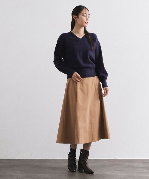 OPAQUE.CLIP / オペーク ドット クリップ ニット・セーター | Vネックラメニット【洗濯機OK】 | 詳細29