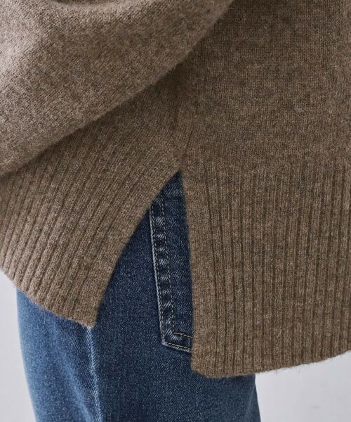 OPAQUE.CLIP / オペーク ドット クリップ ニット・セーター | リラクシーVネックミドルゲージニット【洗える】 | 詳細14
