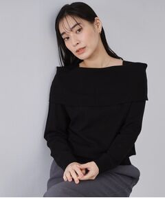 OPAQUE.CLIP / オペーク ドット クリップ ニット・セーター | オフショルダーニット【洗濯機OK】