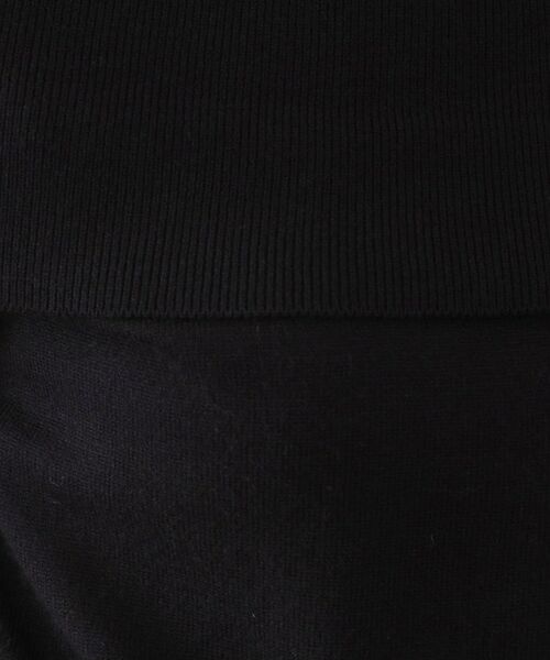 OPAQUE.CLIP / オペーク ドット クリップ ニット・セーター | オフショルダーニット【洗濯機OK】 | 詳細4