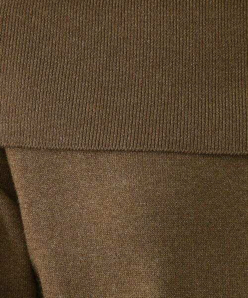 OPAQUE.CLIP / オペーク ドット クリップ ニット・セーター | オフショルダーニット【洗濯機OK】 | 詳細8