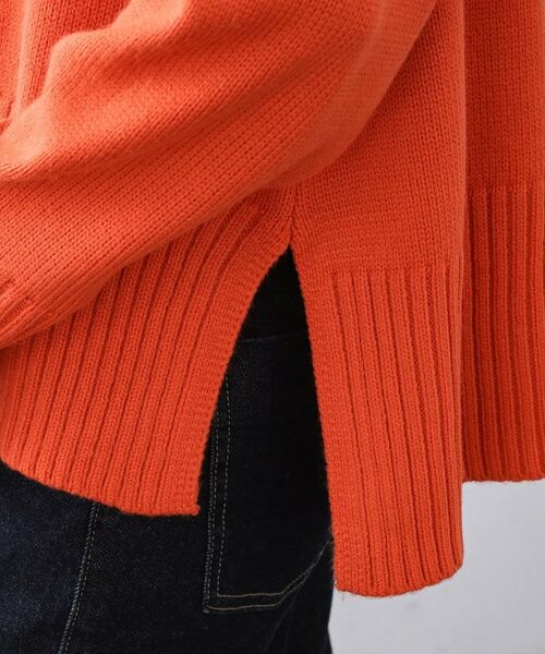 OPAQUE.CLIP / オペーク ドット クリップ ニット・セーター | ハーフジップミドルゲージニット【洗濯機OK】 | 詳細22