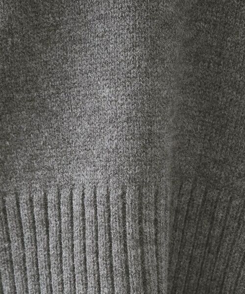 OPAQUE.CLIP / オペーク ドット クリップ ニット・セーター | ハーフジップミドルゲージニット【洗濯機OK】 | 詳細4