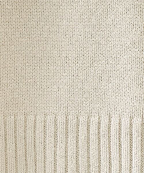 OPAQUE.CLIP / オペーク ドット クリップ ニット・セーター | ハーフジップミドルゲージニット【洗濯機OK】 | 詳細8