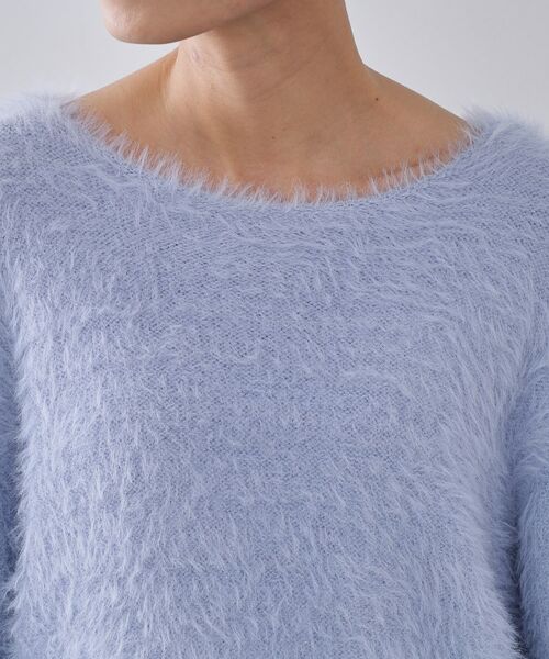 OPAQUE.CLIP / オペーク ドット クリップ ニット・セーター | ラメシャギーニット【洗濯機OK】 | 詳細16