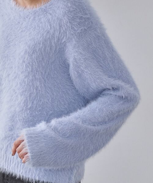 OPAQUE.CLIP / オペーク ドット クリップ ニット・セーター | ラメシャギーニット【洗濯機OK】 | 詳細17