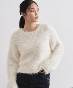 OPAQUE.CLIP / オペーク ドット クリップ ニット・セーター | シャギーラメニット【洗濯機OK】