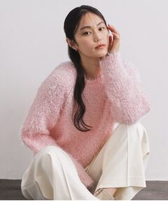 OPAQUE.CLIP / オペーク ドット クリップ ニット・セーター | シャギーラメニット【洗濯機OK】