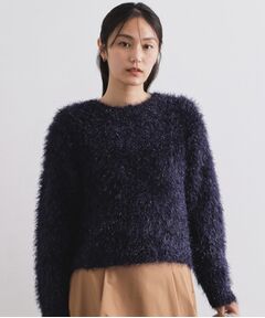 OPAQUE.CLIP / オペーク ドット クリップ ニット・セーター | シャギーラメニット【洗濯機OK】