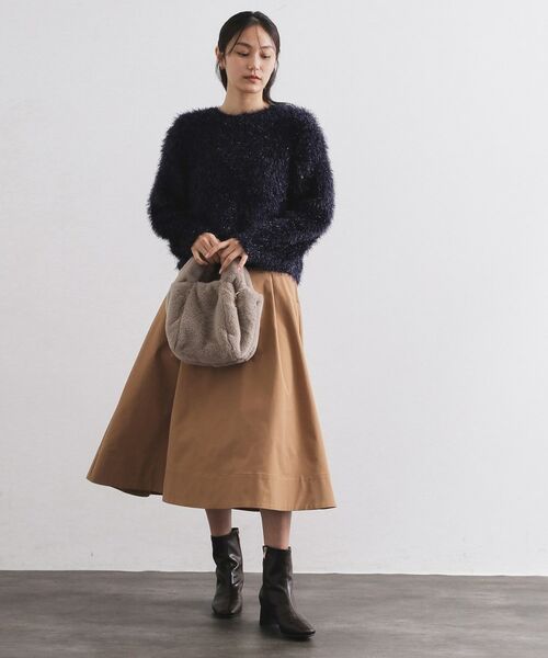 OPAQUE.CLIP / オペーク ドット クリップ ニット・セーター | シャギーラメニット【洗濯機OK】 | 詳細10