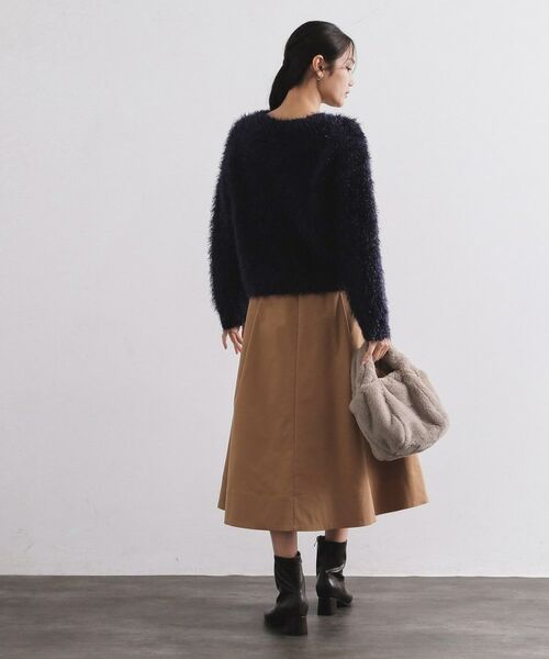 OPAQUE.CLIP / オペーク ドット クリップ ニット・セーター | シャギーラメニット【洗濯機OK】 | 詳細11