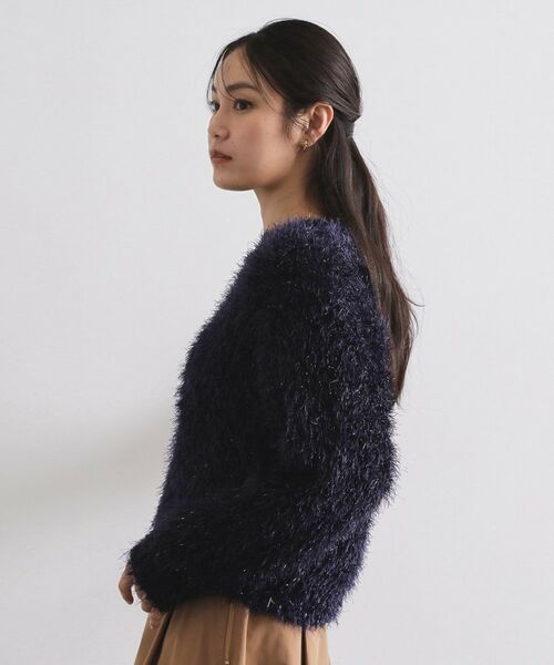 OPAQUE.CLIP / オペーク ドット クリップ ニット・セーター | シャギーラメニット【洗濯機OK】 | 詳細14