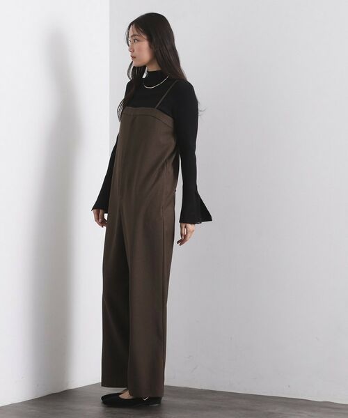 OPAQUE.CLIP / オペーク ドット クリップ ニット・セーター | レースフレアハイネックリブニット【洗濯機OK】 | 詳細10