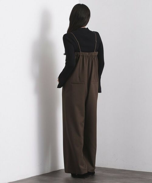 OPAQUE.CLIP / オペーク ドット クリップ ニット・セーター | レースフレアハイネックリブニット【洗濯機OK】 | 詳細11