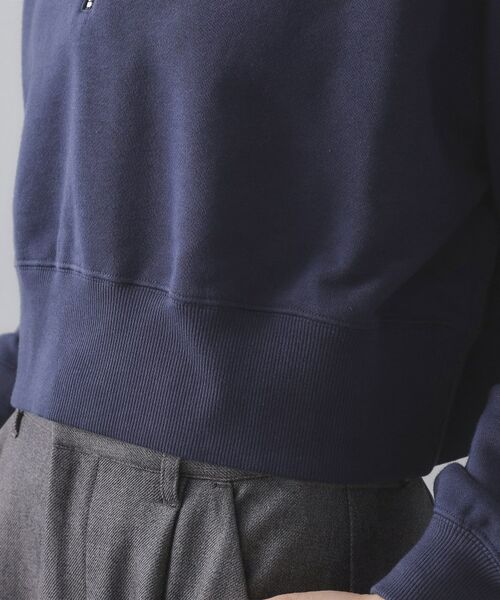 OPAQUE.CLIP / オペーク ドット クリップ カットソー | ロゴ刺繍ハーフジップトップス【洗濯機OK】 | 詳細14