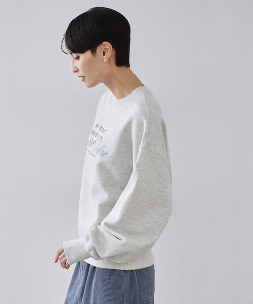 OPAQUE.CLIP / オペーク ドット クリップ スウェット | 裏毛プリント刺繍ロゴ【洗濯機OK】 | 詳細10