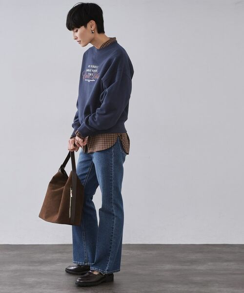 OPAQUE.CLIP / オペーク ドット クリップ スウェット | 裏毛プリント刺繍ロゴ【洗濯機OK】 | 詳細3