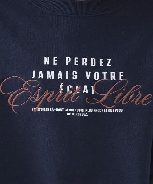 OPAQUE.CLIP / オペーク ドット クリップ スウェット | 裏毛プリント刺繍ロゴ【洗濯機OK】 | 詳細4