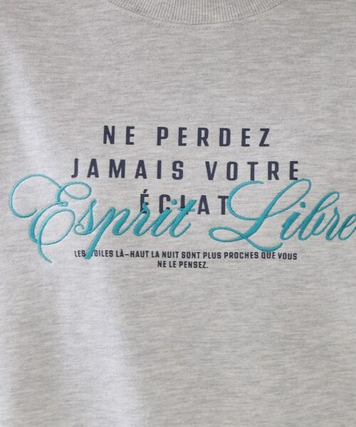 OPAQUE.CLIP / オペーク ドット クリップ スウェット | 裏毛プリント刺繍ロゴ【洗濯機OK】 | 詳細8