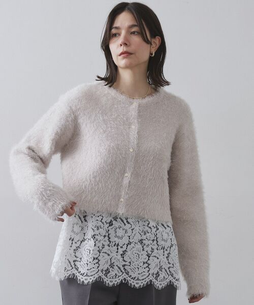 OPAQUE.CLIP / オペーク ドット クリップ カットソー | 裾レースカットソー【洗濯機OK】 | 詳細1