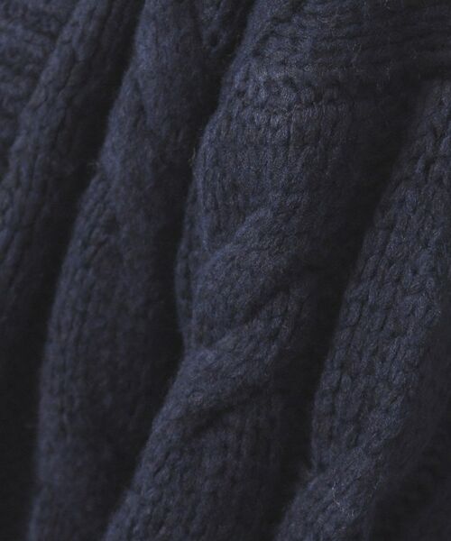 OPAQUE.CLIP / オペーク ドット クリップ カーディガン・ボレロ | ケーブルローゲージニットカーディガン【洗濯機OK】 | 詳細12