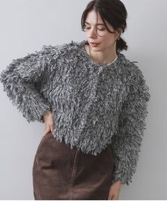 OPAQUE.CLIP / オペーク ドット クリップ カーディガン・ボレロ | ループヤーンニットカーディガン