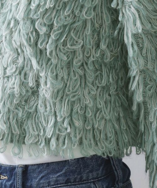 OPAQUE.CLIP / オペーク ドット クリップ カーディガン・ボレロ | ループヤーンニットカーディガン | 詳細20