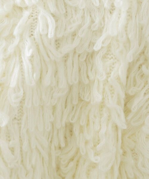 OPAQUE.CLIP / オペーク ドット クリップ カーディガン・ボレロ | ループヤーンニットカーディガン | 詳細5