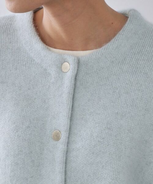 OPAQUE.CLIP / オペーク ドット クリップ カーディガン・ボレロ | アンゴラ/フォックスブレンド　ニットカーディガン【洗濯機OK】 | 詳細16