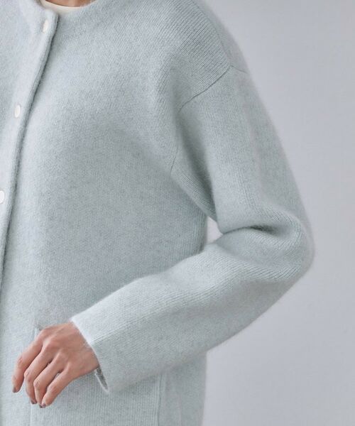 OPAQUE.CLIP / オペーク ドット クリップ カーディガン・ボレロ | アンゴラ/フォックスブレンド　ニットカーディガン【洗濯機OK】 | 詳細17