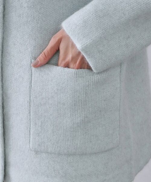 OPAQUE.CLIP / オペーク ドット クリップ カーディガン・ボレロ | アンゴラ/フォックスブレンド　ニットカーディガン【洗濯機OK】 | 詳細18