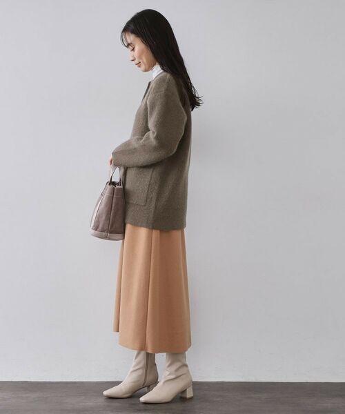 OPAQUE.CLIP / オペーク ドット クリップ カーディガン・ボレロ | アンゴラ/フォックスブレンド　ニットカーディガン【洗濯機OK】 | 詳細7