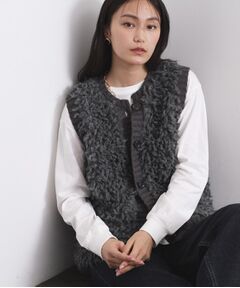 OPAQUE.CLIP / オペーク ドット クリップ ベスト | ループヤーンニットベスト【洗濯機OK】