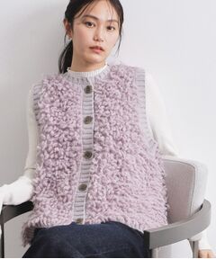 OPAQUE.CLIP / オペーク ドット クリップ ベスト | ループヤーンニットベスト【洗濯機OK】