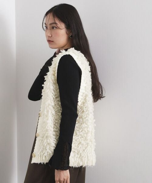 OPAQUE.CLIP / オペーク ドット クリップ ベスト | ループヤーンニットベスト【洗濯機OK】 | 詳細1