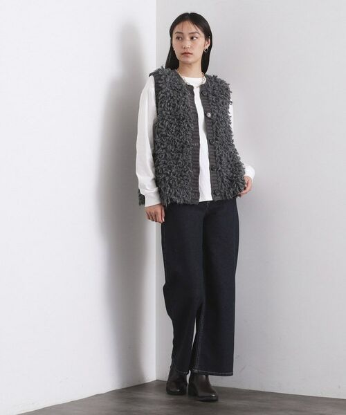 OPAQUE.CLIP / オペーク ドット クリップ ベスト | ループヤーンニットベスト【洗濯機OK】 | 詳細10