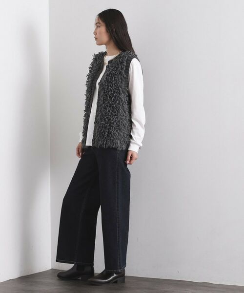 OPAQUE.CLIP / オペーク ドット クリップ ベスト | ループヤーンニットベスト【洗濯機OK】 | 詳細11