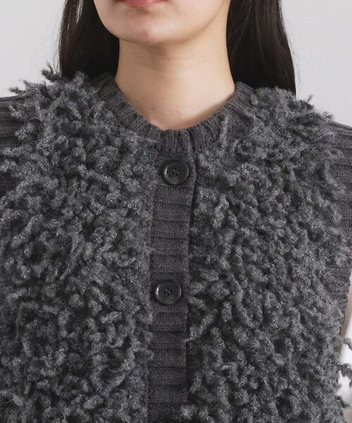 OPAQUE.CLIP / オペーク ドット クリップ ベスト | ループヤーンニットベスト【洗濯機OK】 | 詳細16