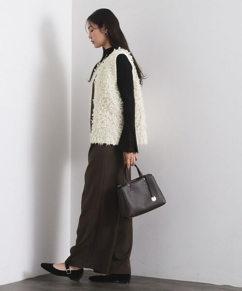 OPAQUE.CLIP / オペーク ドット クリップ ベスト | ループヤーンニットベスト【洗濯機OK】 | 詳細3