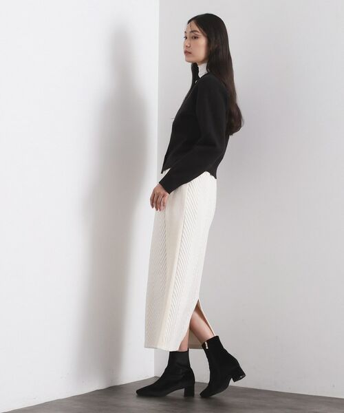 OPAQUE.CLIP / オペーク ドット クリップ カーディガン・ボレロ | フェイクパールビジューボタンニットカーディガン【洗濯機OK】 | 詳細3