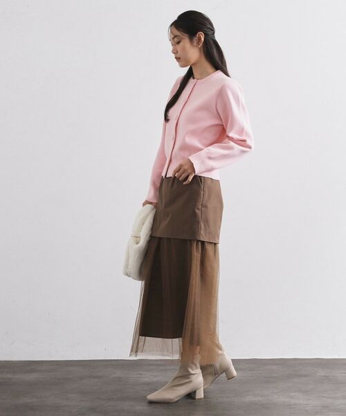 OPAQUE.CLIP / オペーク ドット クリップ カーディガン・ボレロ | フェイクパールビジューボタンニットカーディガン【洗濯機OK】 | 詳細7