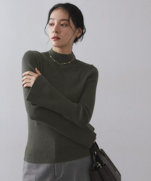 OPAQUE.CLIP / オペーク ドット クリップ その他トップス | 《ツインセット》ベスト×リブニット【洗濯機OK】 | 詳細12