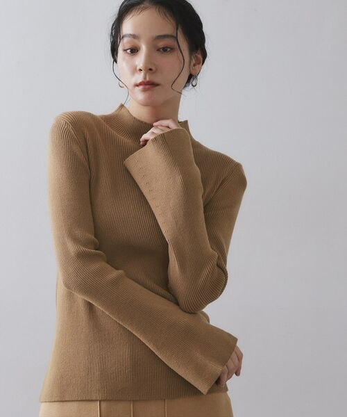 OPAQUE.CLIP / オペーク ドット クリップ その他トップス | 《ツインセット》ベスト×リブニット【洗濯機OK】 | 詳細13