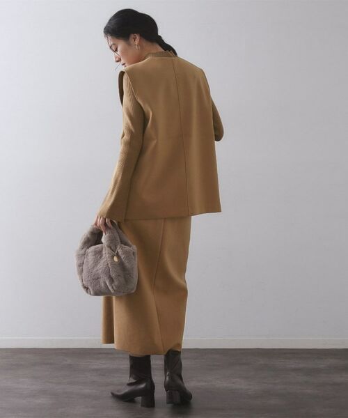 OPAQUE.CLIP / オペーク ドット クリップ その他トップス | 《ツインセット》ベスト×リブニット【洗濯機OK】 | 詳細17